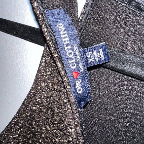 Gorgeous gold high neck metallic dress A15 - Picture 5 of 5